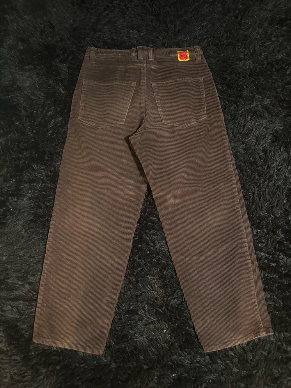 Empyre Relax Baggy Brown Corduroy Pants - Picture 5 of 5